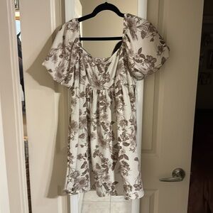 Altard State Baby Doll Dress - Floral